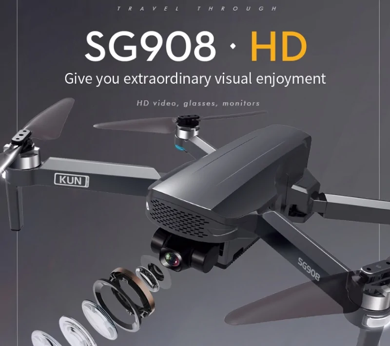 کوادکوپتر ZLRC SG908 3 قیمت و خرید کوادکوپتر ZLRC SG908 از کوادفا - خرید کوادکوپتر دوربین دار اس جی908